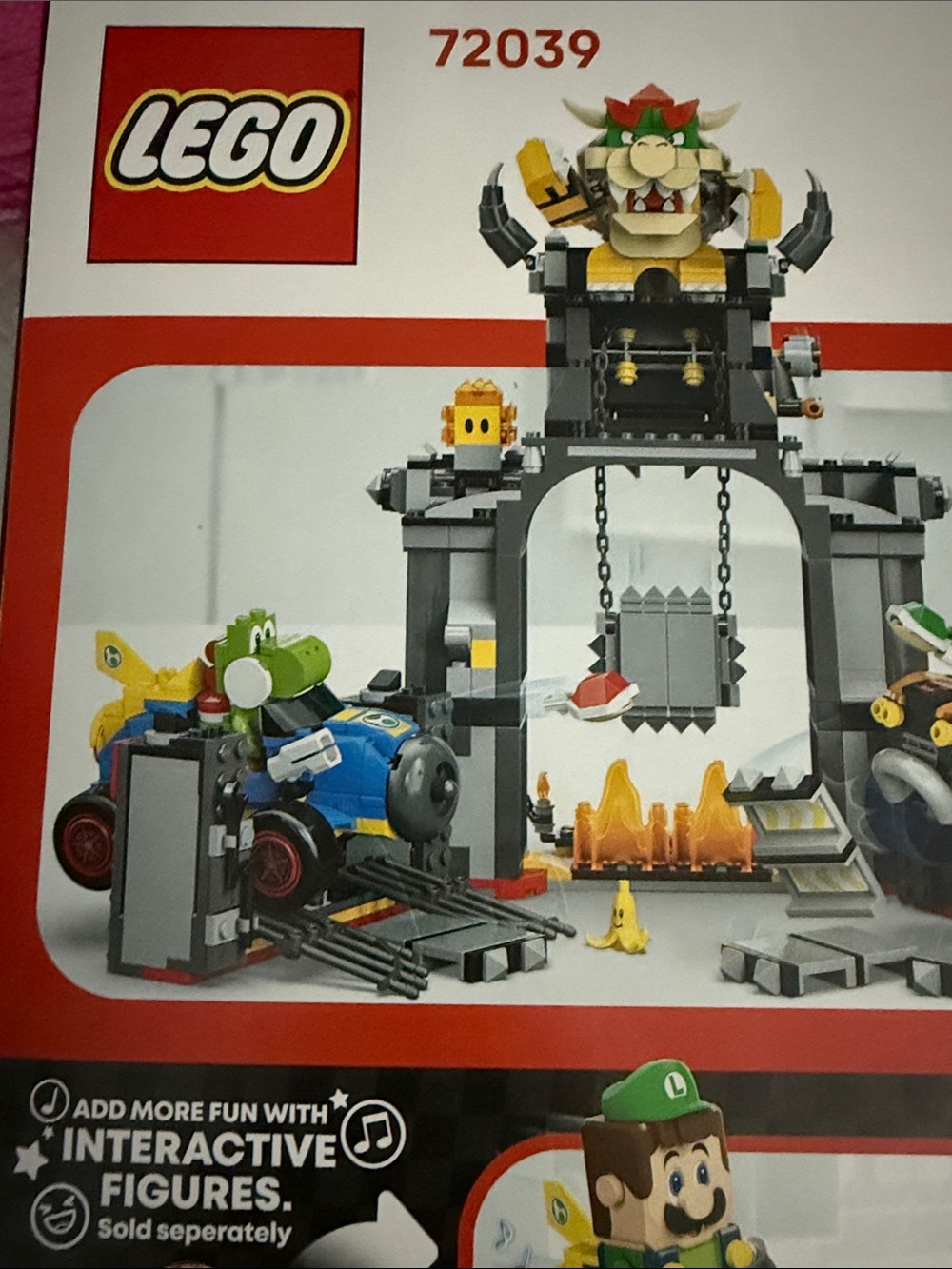 Lego Mario Kart Bowser Castle Showdown – Red, Black, Yellow - Picture 2 of 11